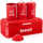 Gracie Oaks Red Bread Box For Kitchen Counter,Large Metal Bread Storage ...